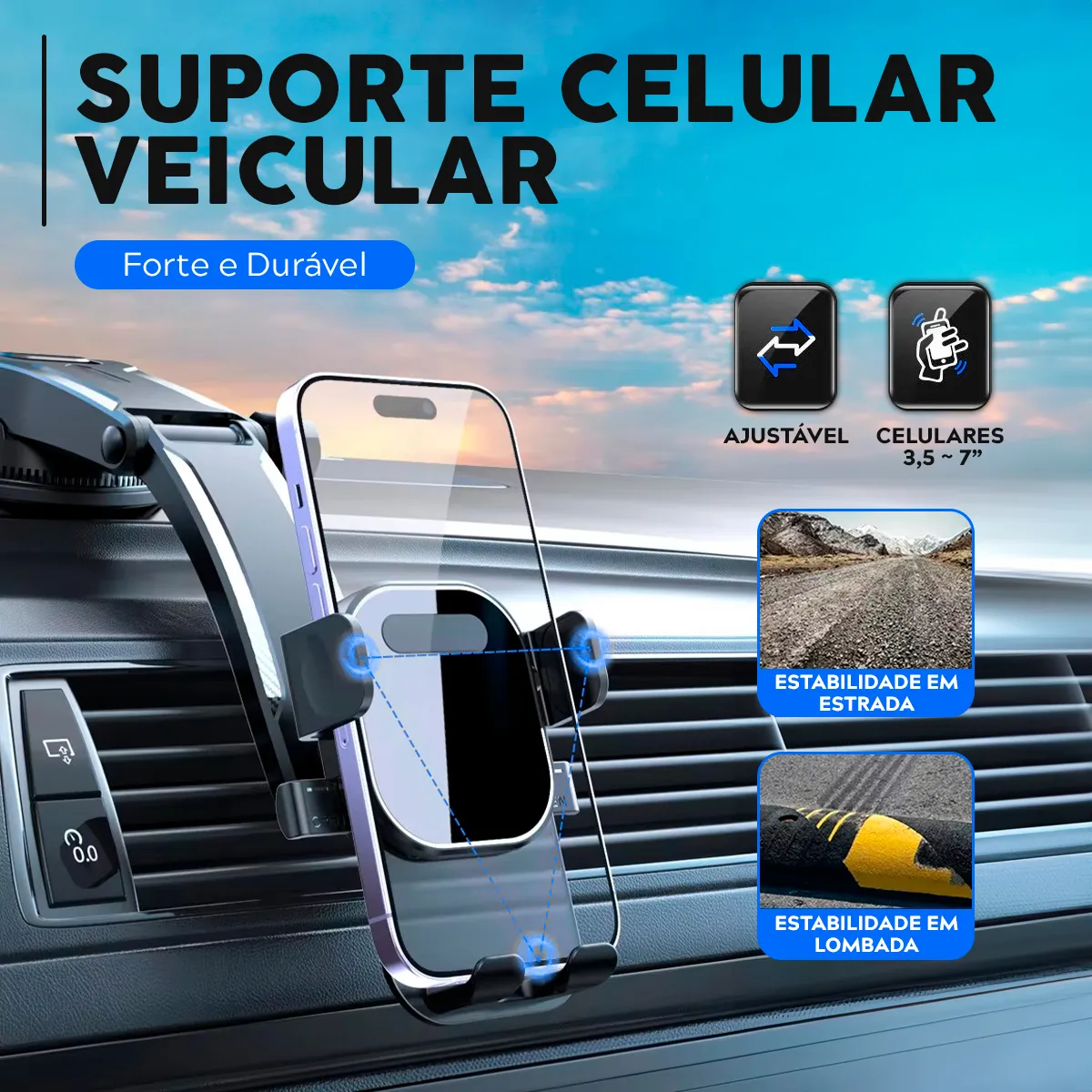 Suporte Veicular 360° DTimp: Vale a Pena? Avaliação Completa dt f05 1