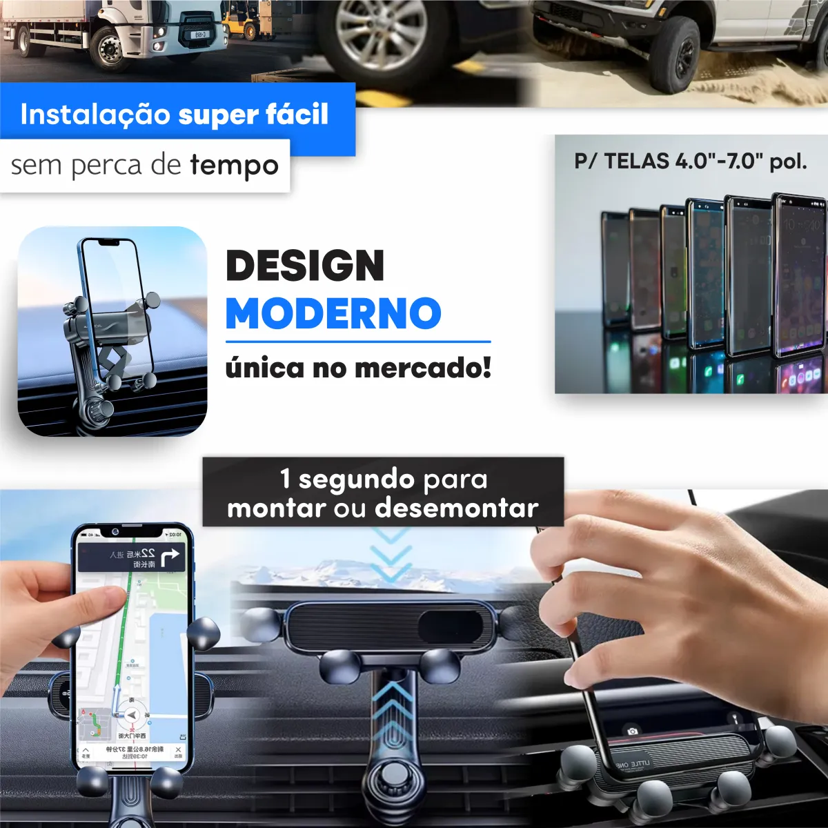 Suporte Magnético Gurumania para Saída de Ar: Vale a Pena? Avaliação Completa gu f05
